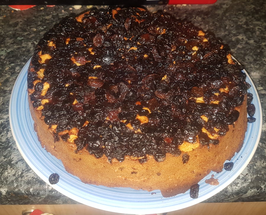 Maple Syrup Spiced Rum Fruitcake