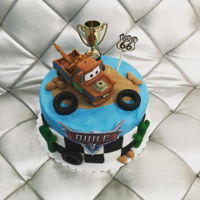 Cars Cake - Tow Mater cute cake for little boys 3rd bday