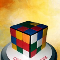 Rubik's Cube Cake Rubik's Cube Birthday Cake