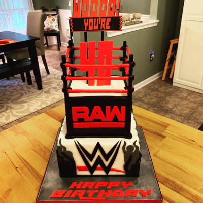 Wwe Birthday Cake