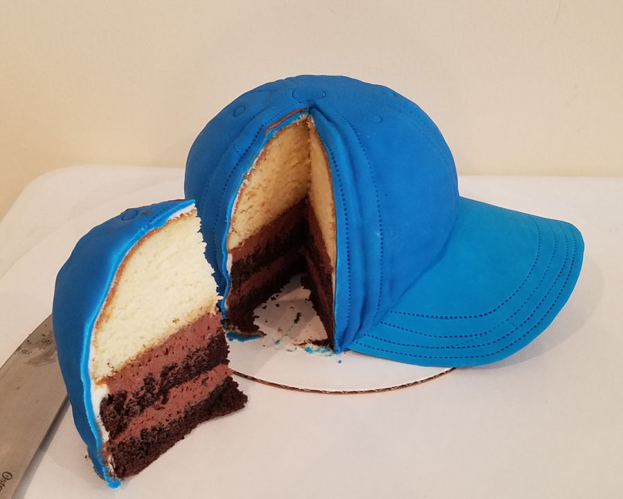 Baseball Cap Cake