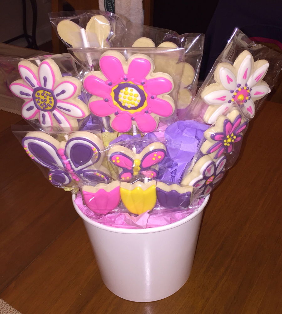 Spring Birthday Cookie Bouquet