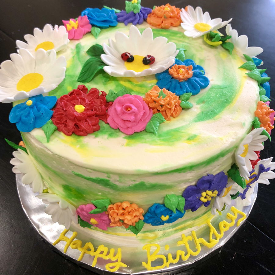 Vegan Flower Cake