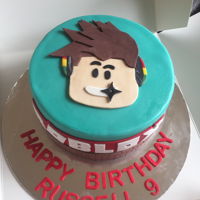 Roblox Cake Moist vanilla cake with SMBC and fondant