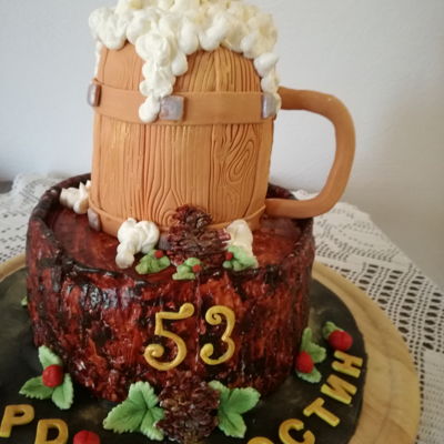 Beer Mug Cake