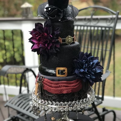 First Attempt At A Steampunk Cake