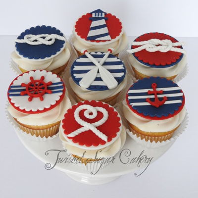 Nautical Cupcakes