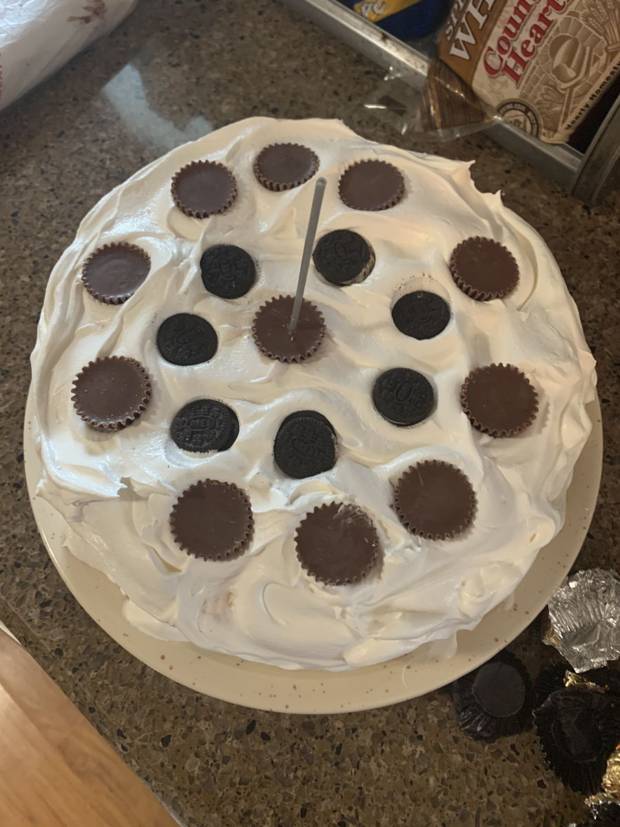 oreo reese's ice cream cake
