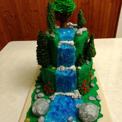 Waterfall Cake For Marilyn 10-23-18