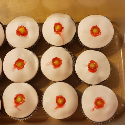 Pimple Popper Cupcakes