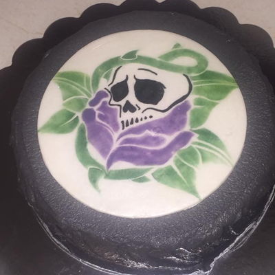 Skull Stencil