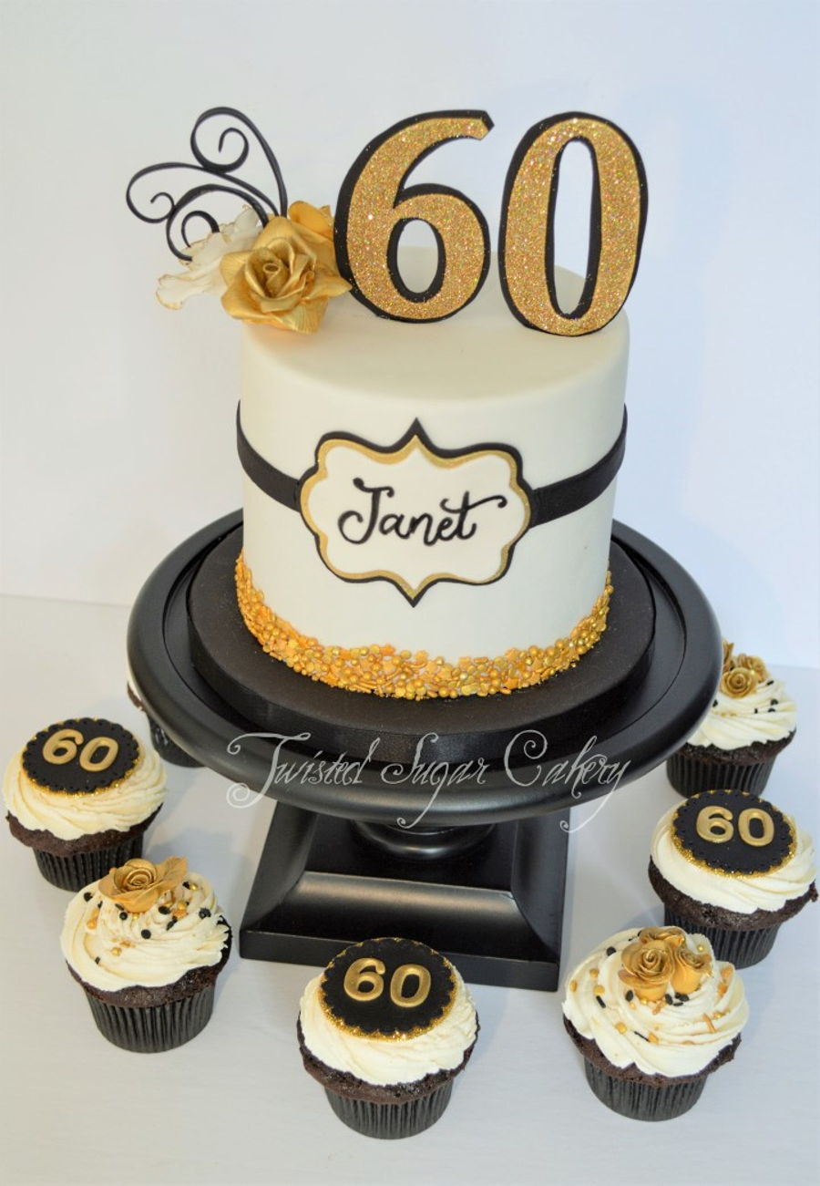 Black Gold 60Th CakeCentral