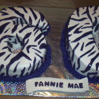 60Th Birthday Vanilla and chocolate cakes with buttercream and fondant decorations