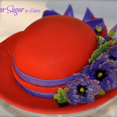 Andy's Red Hat Birthday Cake