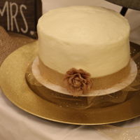 Simple Cake This is a very simple cake topper. My niece's wedding cake baker fell through late, and this went over a cupcake tower. Strawberry...