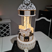 Carousel Cake Years ago, it was my darling daughter that made me decide to start my first business. I wasn't paying someone else to make cake