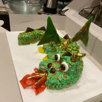 Dragon Cake Really happy with this one. Took a long time but worth it