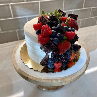 Berry Decorated Cake